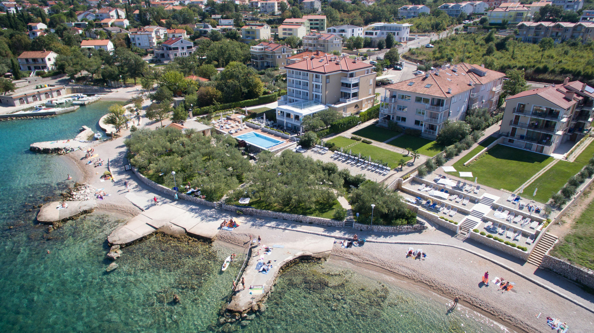 Luxury Apartments Villa Mande Malinska Zewnętrze zdjęcie